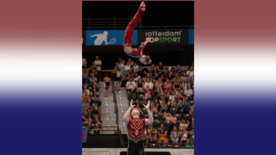 "Catch" the dream: geef Ties en Lowieke het laatste steuntje in de rug naar het WK acro in Pesaro Italië