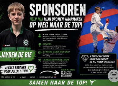 Help jayden naar de top om zijn dromen waar te maken!