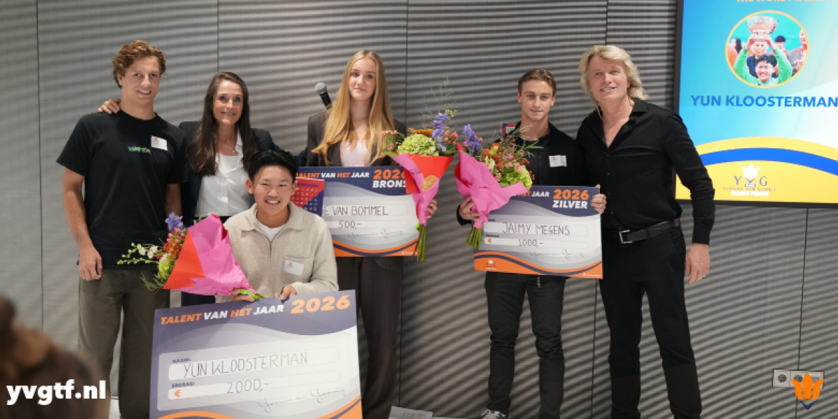 Yvonne van Gennip nieuws:Talent van het Jaar 2026 is rolstoeltennisser Yun Kloosterman (14)