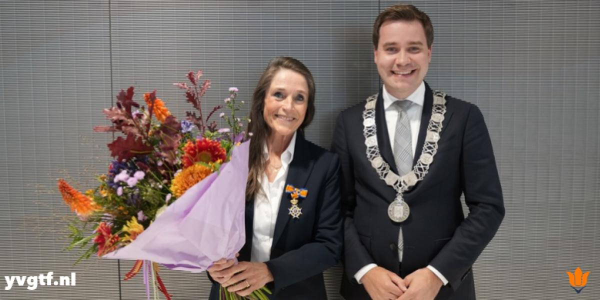 Yvonne van Gennip nieuws:Yvonne bevorderd tot Officier in de Orde van Oranje-Nassau